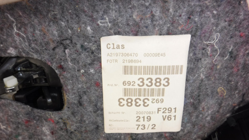 фото Mercedes CLS W219 Обшивка двери задней правой 2004-2010
