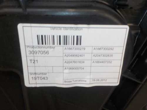 фото Mercedes ML GLE W166 Стеклоподъемник электрический задний правый 2011-2018